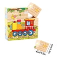 thumbnail image 3 of Ganfancp Decoraciones de Navidad, Colgantes de Árbol de Navidad, Bolas de Navidad, Bolas de Colores Brillantes（8Cm/12Pcs） Ofertas Del Día Sólo En Línea 9 Piezas de Puzzle Tridimensionales, 3 of 7