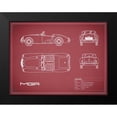 thumbnail image 2 of Rogan, Mark 18x15 Black Modern Framed Museum Art Print Titled - MGB-Maroon, 2 of 5