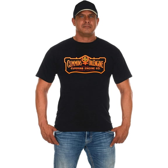 JH DESIGN GROUP Men's Cummins Engine Co. Logo Crewneck T-Shirt