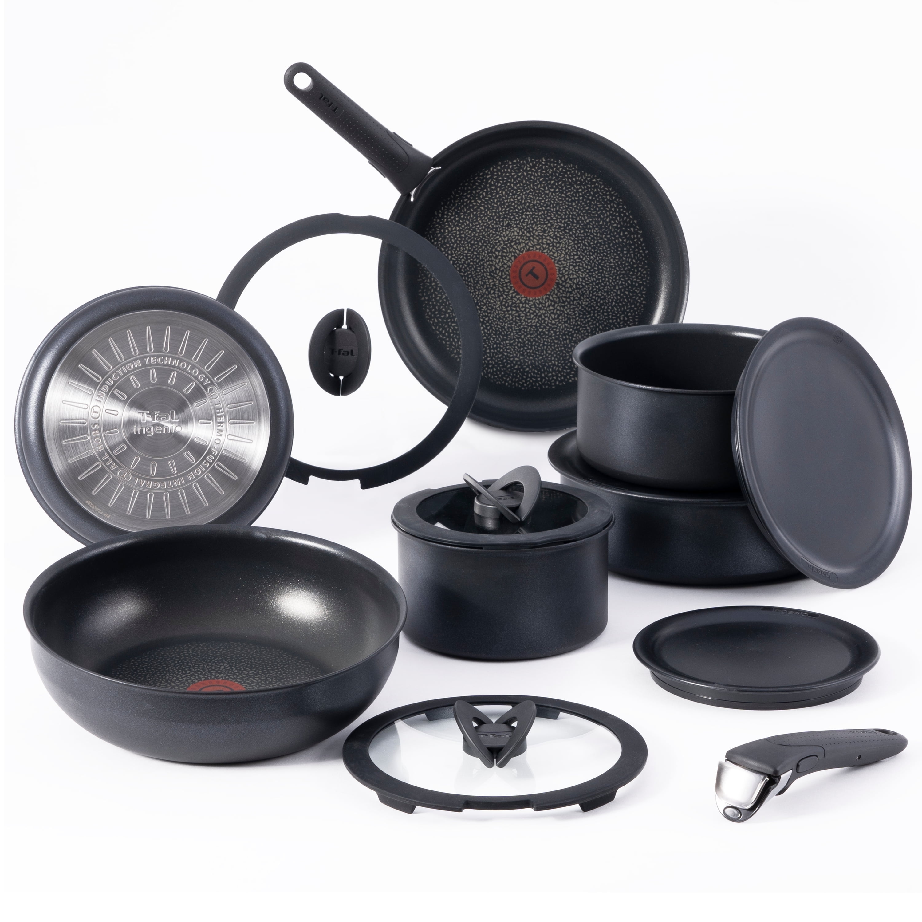 DUBLINER バーボンカスク & ファイネスト 4本セット Ninja 14-Piece NeverStick Premium Ceramic Nonstick Cookware Set