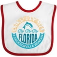thumbnail image 3 of Inktastic Jacksonville Beach Florida Matching Boys or Girls Baby Bib, 3 of 4
