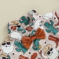 thumbnail image 4 of Okbabeha Toddler Baby Boy Christmas Outfits 6 9 12 18 24Months 2t 3t 4t Santa Print Button Down Shirt +Short Pants Set Summer, 4 of 7