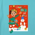 thumbnail image 2 of Girl's Blippi Meekah Snowy Magic All Around Graphic Cropped T-Shirt Blue X Large, 2 of 3