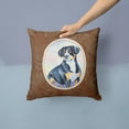 thumbnail image 2 of Carolines Treasures 7030PW1414 Entlebucher Mountain Dog Fabric Decorative Pillow  14Hx14W multicolor, 2 of 4