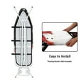 thumbnail image 5 of HELLHERO Snowman Ironing Board Covers Iron Cover Protector Easy Adjustment and Installation One-Piece Cover Laundry Room Non Fading Cloth Cover 15 x 54 inch, 5 of 6