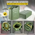thumbnail image 2 of VEVOR, 5.3 Gallon Jerry Fuel Can Flexible Spout System Green, 2 of 9
