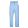 thumbnail image 2 of JTieacloth Mens Long Pants Fashionable Summer Men's Simple And Style Trousers And Men's Pants Blue, 2 of 5