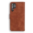 thumbnail image 5 of ELEHOLD Leather Wallet Case for Samsung Galaxy S22 Ultra,Butterfly Pattern with Card Slots Kickstand Magnetic Clasp Shockproof Protective Case for Women Girls,Brown, 5 of 6