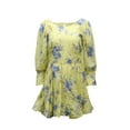 thumbnail image 2 of Pre-Owned LoveShackFancy Ross Floral Mini Dress in Yellow Cotton, 2 of 2