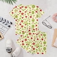 thumbnail image 6 of Ultrave Girls Cute Print Short Sleeve Top and Elastic Waist Soft Shorts 2-Piece Set Summer Loose Outfits, 6 of 8