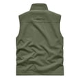 thumbnail image 5 of Men's Windproof Lightweight Golf Vest Outerwear with Pockets, Softshell Sleeveless Jacket for Running Hiking Sports, S, 5 of 9