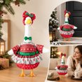 thumbnail image 6 of Qwtwty Christmas Porch Goose Costumes 23" Funny Porch Goose Clothes for Yard Outdoor Patio Statue Christmas Holiday Decor, 6 of 7