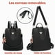 thumbnail image 4 of Mochila Mujer Moda Oxford Impermeable correas hombro moda NEGRO Oxford mochila, casual, dama, 4 of 6