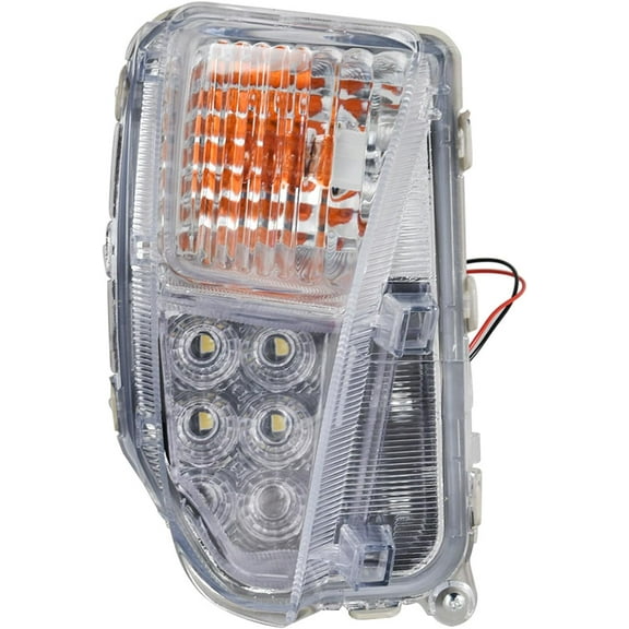munirater Fog Lights Replacement for Toyota Prius 2010-2015 DRL Fog Lights Lamp Clear Lens Right Side (Passenger Side)
