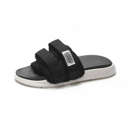 

Non-slip Adjustable Double Velcro Straps Slipper for Men Women Stylish Beach Slippers for Indoor Outdoor Wearing