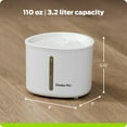 thumbnail image 6 of Premier Pet 110 oz. Pet Fountain Automatic Water Fountain for Cats & Dogs, Filters Included, White, 6 of 7