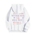 thumbnail image 4 of zaveiop God Is within Her She Will Not Fall Hoodie Christian Hoodies for Women Bible Verse Sweatshirt Pullover Top (White, 3XL), 4 of 5