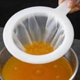 thumbnail image 4 of Ultra-fine Nylon Mesh Strainer I Plastic Strainer Filter Spoon For Soy Milk Coffee Milk Yogurt Juice(200 Mesh, 4 of 5