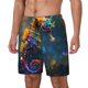 thumbnail image 1 of Balery Neon Seahorse Underwater Realm Bañador para hombre, shorts de playa de secado rápido con entrepierna y forro de compresión-3X-Large, 1 of 6