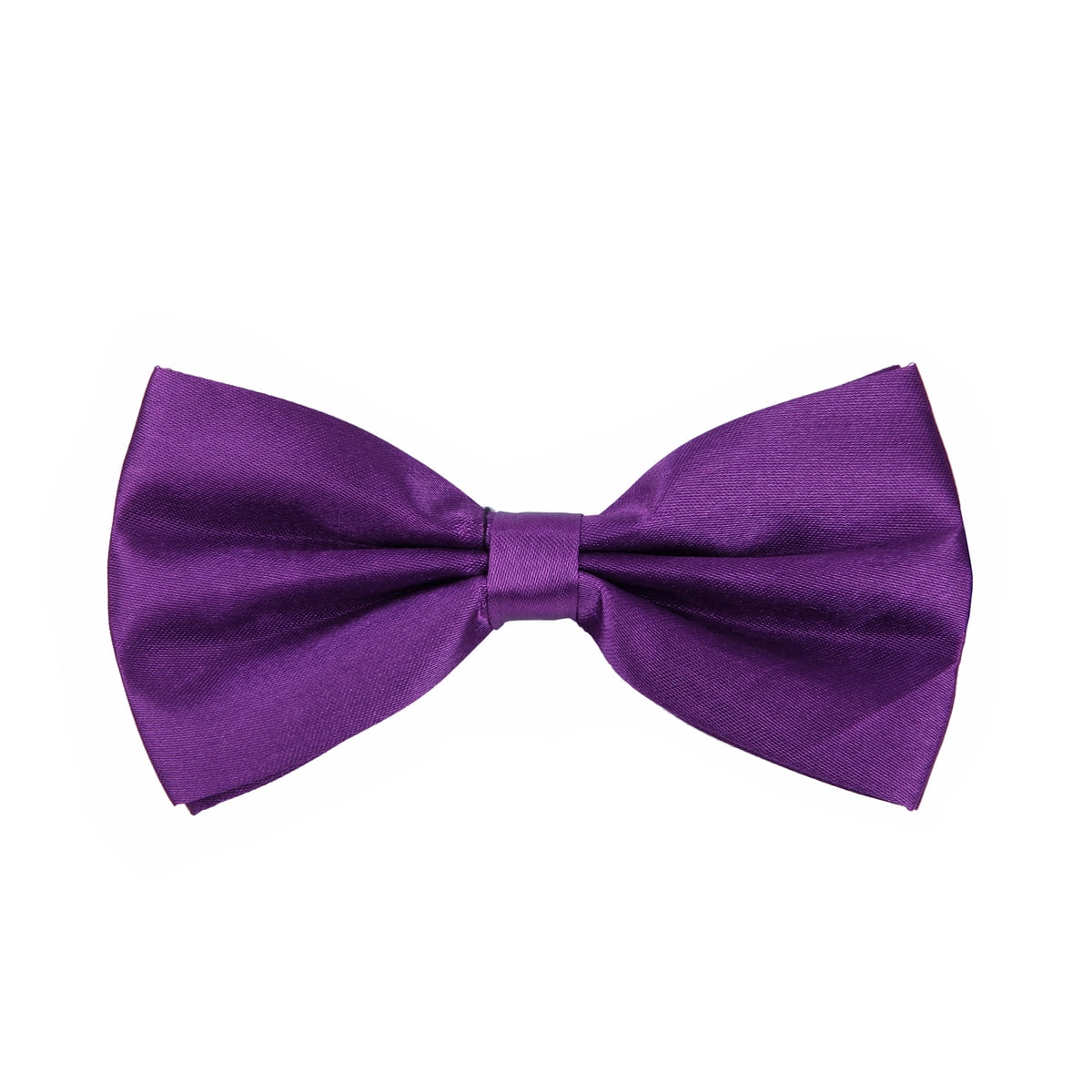 100% SILK BOWTIE Solid LILAC Purple Color Mens Bow Tie for Tuxedo or Suit 