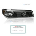 thumbnail image 3 of Spec-D Tuning Black Housing Clear Lens Bumper Corner Lights Compatible with 2004-2012 Chevy Colorado GMC Canyon L+R Pair Assembly, 3 of 7
