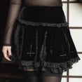 thumbnail image 4 of Falda plisada de cintura alta para mujer, estilo gótico, uniforme, falda corta L, 4 of 9