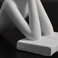 thumbnail image 5 of Nordic Reading Statue Resin Figurines Desktop Decor Sculpture Modern Art Ornament Home Office Decor Craft White D, 5 of 8