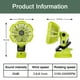 thumbnail image 5 of Con Ventilador Inalámbrico USB p/ Makita/Dewalt/Bosch/Milwaukee/Black&Decker/Ryobi/Craftsman, Ventilador p/ Acampar c/ batería Li‑ion 14.4–20V p/ recámara, exterior, camping y lugar de trabajo, 5 of 19