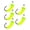 Yellow, variant on CEORPER 5Pcs Lures Swimbaits Fishing Beads Head Nymph Lures Baits Suitable for Trouts