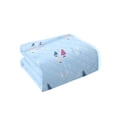 thumbnail image 2 of Qocolhg Summer Cooler Quilt, Washable & Lightweight Summer Comforter Cooling Blanket for All Season Use, Machine Washable, Bedding Soft Coverlet Conditioned Quilts for Kids, 39x59 inch, Blue, 2 of 7