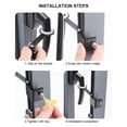 thumbnail image 4 of Pestillo limitador, soporte de viento, cerradura de seguridad para ventana, seguridad infantil para el hogar (grande), 4 of 5