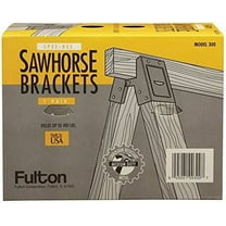 Fulton 300 2 in x 4 in Steel Enamel Medium Duty Sawhorse Brackets