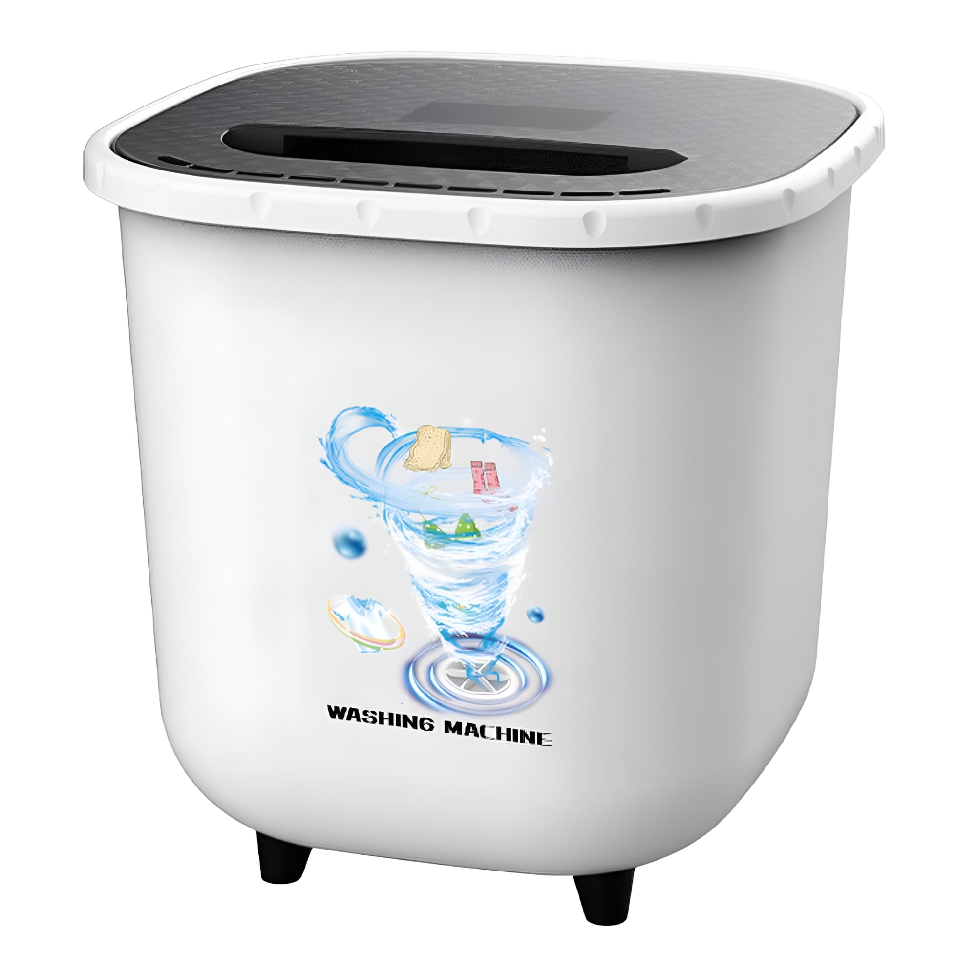 HIBIBUD Portable Washing Machine with Spin Dryer Mini Portable Washing Machine,Bucket Washer for Clothes Laundry,Underwear Washing Machine for Camping,RV,Travel,Small Spaces