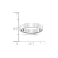 thumbnail image 2 of Platinum 4mm Flat Size 11 Wedding Band, 2 of 2