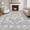 Blue Beige, variant on Area Rug Living Room Rugs -8x10 Washable Boho Rug Vintage Oriental Distressed Farmhouse Large Thin Indoor Carpet for Living Room Bedroom Under Dining Table Home Office - TealTaupe