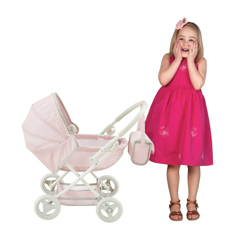 Doll Stroller Olivia's Little World Buggy-Style With Retractable
