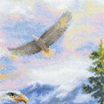 thumbnail image 3 of Free Fall Counted Cross Stitch Kit-19.75"X15.75" 14 Count, 3 of 5