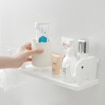 thumbnail image 1 of Elephant Self Adhesive Bathroom Shelf Organizer Rack, Without Drilling Wall Shower Shelf For Bathroom Accessories, Sleek & Simple Design (White) Pack Of 1, 1 of 4