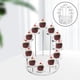 thumbnail image 5 of Soporte redondo para tartas, cupcakes, expositor de cosméticos, frutas, transparente Transparente L, 5 of 7