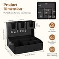 thumbnail image 3 of Organizador para estación de café Lifewit de 2 niveles y 10 compartimentos, 3 of 8