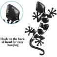 thumbnail image 2 of Gecko de metal para decoración de pared al aire libre, decoraciones colgantes de arte para patio JAMW Sencillez, 2 of 5
