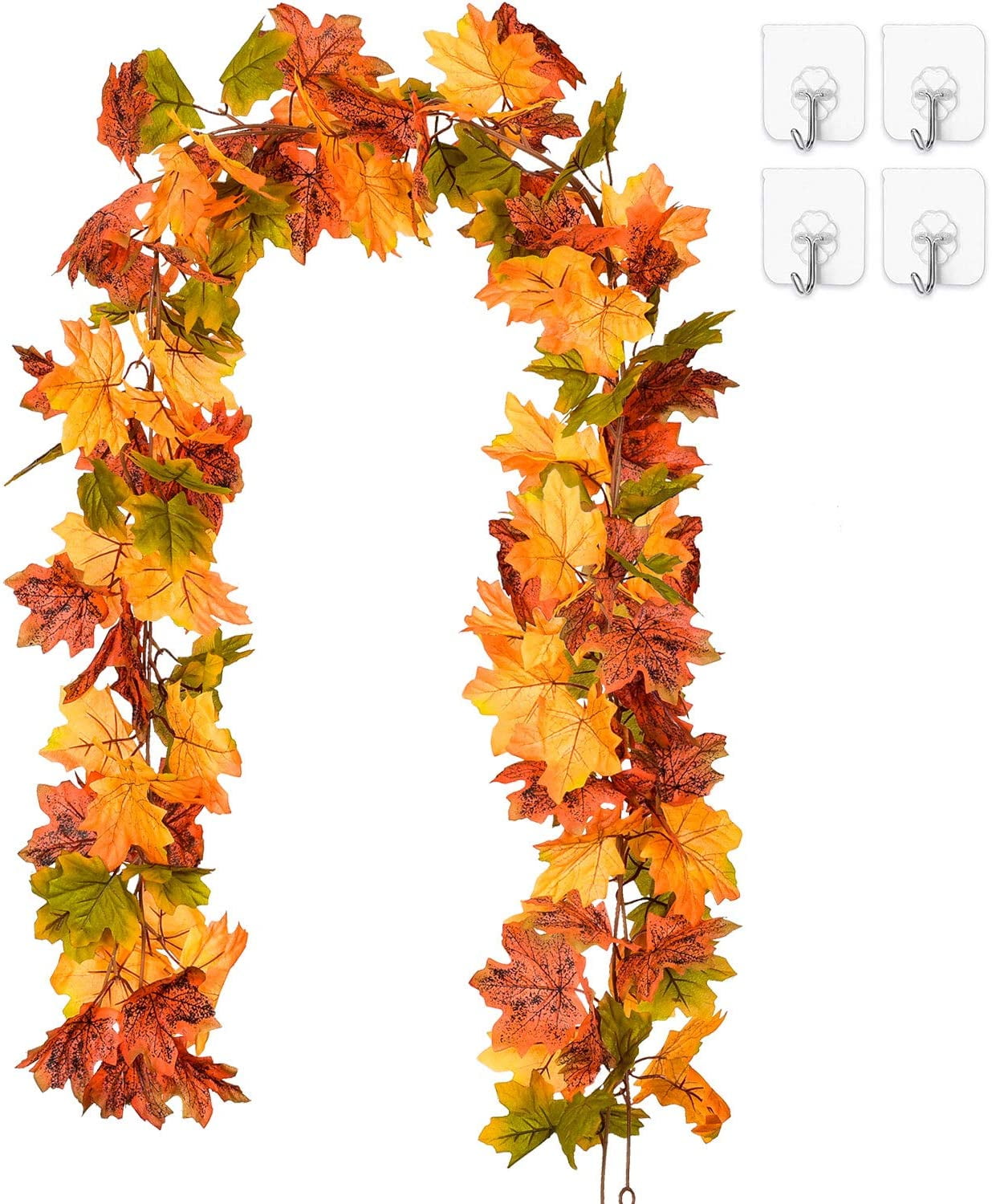 Festival Maple Leaves Garland Artificial Flower Garland for Home Off Hotel Festival Maple Leaves Garland Artificial Flower Garland for Home Off Hotel