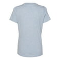 thumbnail image 3 of Ladies' Relaxed Heather CVC Short-Sleeve T-Shirt - HTHR PRISM BLUE - XL, 3 of 3