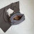 thumbnail image 2 of Bolso Bandolera Felpa para Mujer Con Bolsillo Interior El (gris), 2 of 5