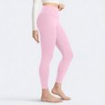 thumbnail image 7 of Buttery Soft Leggings for Women - High Waist 7/8 Length Workout Gym Yoga Pants Pink S, 7 of 7