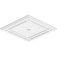 thumbnail image 2 of 20"W x 13 3/8"H x 1"ID x 7"C x 1"P Diamond Architectural Grade PVC Contemporary Ceiling Medallion, 2 of 11