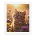 thumbnail image 5 of Paint By Numbers Kit for Adults Beginner - DIY Cat In Sunlit Flower Meadow Canvas Painting Kits for Adults, Frameless Paint By Number for Adults for Home Wall Decor 16x20 Inch, 5 of 7