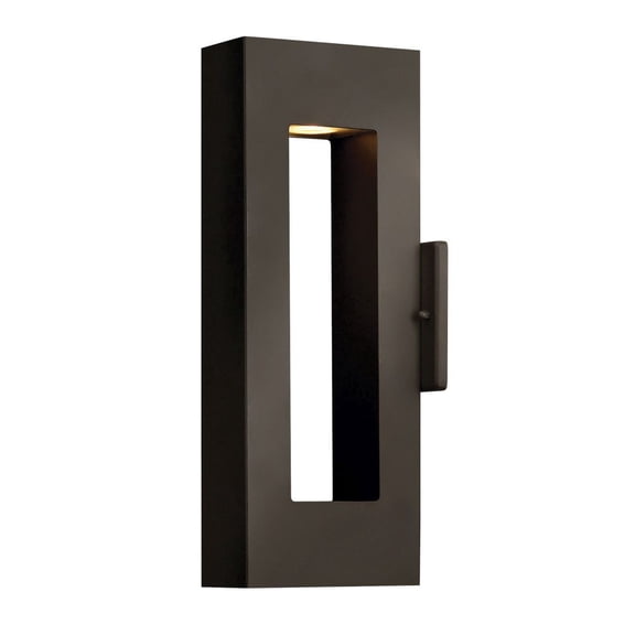 1640BZ-LED Hinkley Lighting Atlantis - 6.5 Inch 2 Light Medium Outdoor Wall Lantern-Bronze Finish-Integrated LED Lamp Base Type