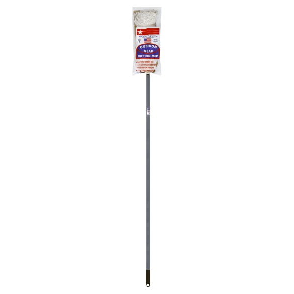 J.W. Mfg. Co., JW Manufacturing Cushion Head Cotton Mop, 1 mop