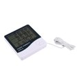 thumbnail image 4 of LCD Digital Temperature Meter Home Indoor Outdoor Hygrometer Thermometer Weather Station with Clock ,High Precision, 4 of 5